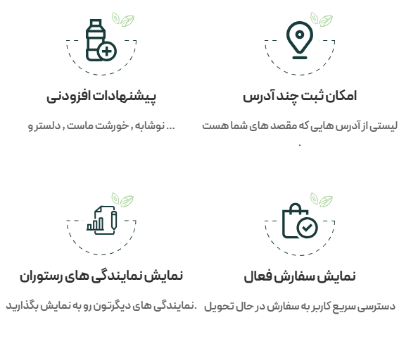 طراحی سایت گردشگری و رستوران‌