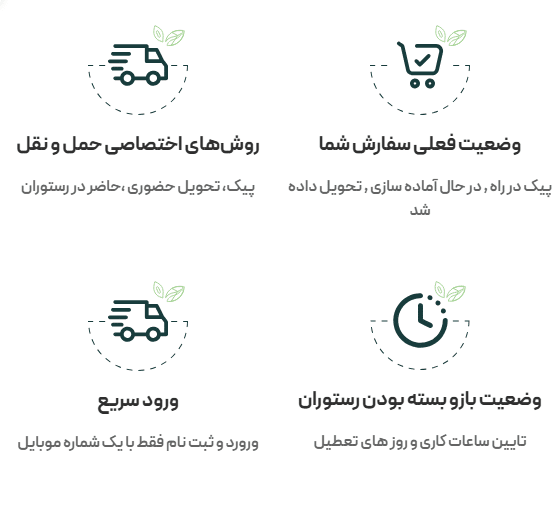 طراحی سایت گردشگری و رستوران‌